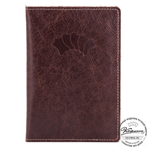 Кожаный бумажник водителя Турин (коричневый). фото 1
