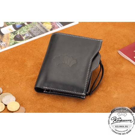 Кожаное портмоне "Лондон" (черное)
