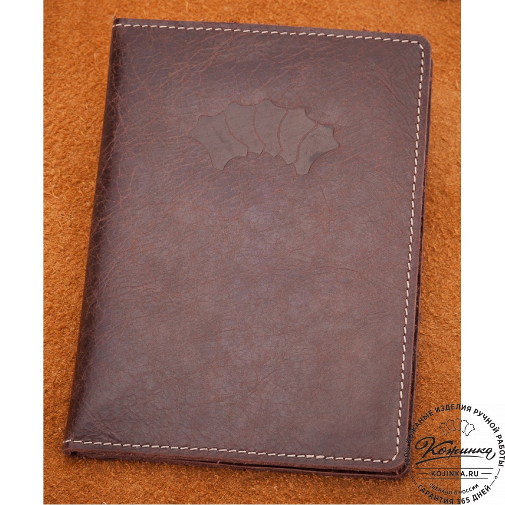 Кожаный бумажник водителя Турин (коричневый)